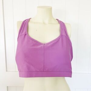 Columbia Purple Sports Bra Racerback Medium Support xxl